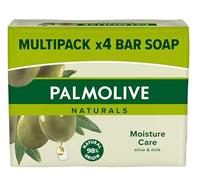Naturals Soap Bar Moisture with Olive Milk Bar Soap 4 Pack Vegan Natural Origin biodegradable soap for body hands and face GG SoapBar