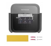 Naturalspring Sturdy wall mount for Netgear routers, includes 2 x screws and 2 x dowels, made of biodegradable plastic, with easy assembly (M6)