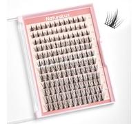NaturaLux Nl03 Natural Eyelashes Mixed 10mm 12mm 14mm 16mm 144pcs Total False Eyelashes in Group Individual Lashes Eyelash Extensions Eyelash Bundles