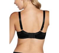 Naturana Womens Full Cup Satin Bra - Black - Size 34DD