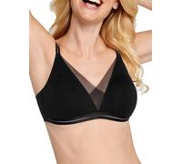 Naturana Womens The Monday Four-Way Soft Bra - Black polyamide - Size 34C