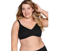 Naturana Women's Soft Cup Bra, Opaque, Black, 34AA