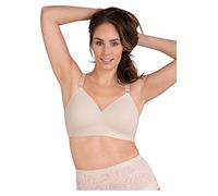 Naturana® Elegant Wireless Bra [Cup A-D] I Seamless Blending, Side Smoother Effect & Ideal Fit I Women's Comfort Wire-Free Bra for a Stylish Look | 36 Light Beige C