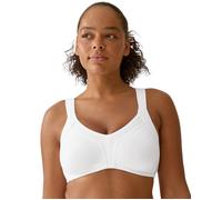 Naturana Minimizer & Side Smoother Bra | Seamless Bra Without Underwire for Optimal Support | Comfortable Women's Bra | Soft Bra for All-Day Comfort 36 White D