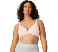 Naturana Non-Wired Soft Bra with Cups | Everyday T-Shirt Bra | Women's Wireless Support Bra -34 Blush C