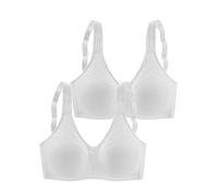 Naturana Pack of 2 Soft Cup Bras White