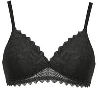 Naturana Women's Padded Soft Cup Bra 5672, Black, 34C