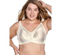 Naturana® Minimizer Bra - Wireless [Cup B-G] | Maximum Support with Cut Design & Wide Straps | Elegant Minimizer Bra for a Visually Smaller Cup Size 40 Champagne DD