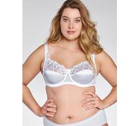 Naturana Satin Underwired Bra Lace Non Padded Full Cup Everyday Bras 87543
