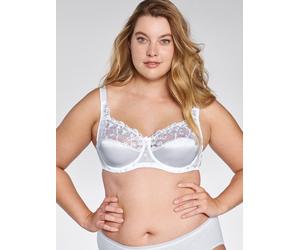 Naturana Satin Underwired Bra Lace Non Padded Full Cup Everyday Bras 87543