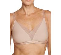 Naturana Soft Feel-Good Bra with Mesh Detail | Cozy Wireless Bra | Women's Supportive Bra - 34 Light Beige C