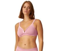 Naturana Wireless Bra for Women, Cup A-D, 100% Comfort with Extra Soft Cups | Wire-Free Ladies Bra with Seamless Cups - Perfect Under Blouses & T-Shirts | Women's Supportive Bra 38 Smoked Orchid C
