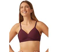 Naturana Womens 5232 Non Wired Bra Burgundy 42D