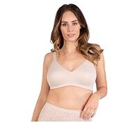 Naturana Womens Elasticup - One Size Fits All Soft Bra - Beige Polyamide - Size 34