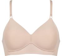 Naturana Sidesmoother Bra Non-Wired Padded Soft Cup Bra, Beige UK 38D