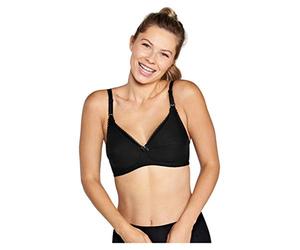 Naturana Women's Cotton Nursing Full Cup Everyday Bra , Black, 38C UK (85C EU)