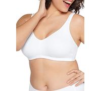 Naturana Womens Elasticup Cotton Full Cup Non Wired Bra 5445 - White - Size 40
