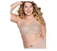 Naturana Women's Firm Support Soft Cup Bra Full Coverage, Light Beige, 42B