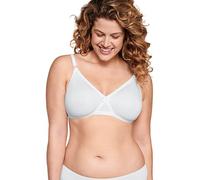 Naturana Women's Moulded Firm Control Soft Cup Bra Non-Wired Everyday Bra, White (White), 34B