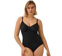 Naturana Women's Moulded Underwired Full Cup Shaping Bodysuit, Black, 38B