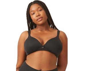 Naturana Women's Non-Wired Padded Cup Bra, 5266 Black