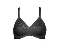 Naturana Women's Non-wired Soft Bra with Cotton Padding 5335 Black 36 A
