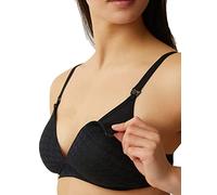 Naturana Women's Padded Nursing Bra, Black, 34DD