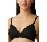 Naturana Women's Padded Soft Cup Bra, Black, 38A