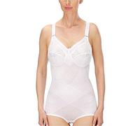 Naturana Women's Undercup Support Corselette Full Cup Shaping Bodysuit, White, 36D