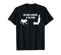 Nature Abhors A Vacuum Value Graphic T-Shirt, Men, Black, XL