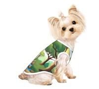 Nature Adventure Pet Breathable Sleeveless T-shirt S for Small Dogs and Cats, Soft, Comfortable, Stylish