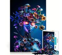 Nature AI Girlfriend Teenagers Puzzles 1000 Piece Jigsaws Brain Workout Toy Soothing Fun Art Assembly Art Collectible (38x26cm)