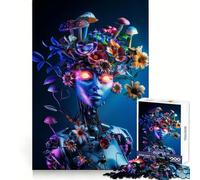 Nature AI Girlfriend Teenagers Puzzles 1000 Piece Jigsaws Brain Workout Toy Soothing Fun Art Assembly Art Collectible (38x26cm)