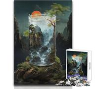 Nature Alcohol Cocktail 1000 Piece Jigsaws for Teenagers Logical Thinking Development Game Great Gift for Meaningful Moments Size 50x75cm