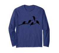 Nature And Bird Lover T Shirt, Graphic Design For Men, Women Long Sleeve T-Shirt