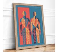 Nature and Form Framed Wall Art Print A2 Oak | Ready to Hang, Premium Gi Paper, Fade-Resistant Inks, Securely Packaged, UK Made