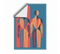Nature and Form Modern Unframed Wall Art Print A4 (29.7×21cm), Wall Decor for Living Room, Bedroom, Office & Home, Art Gift