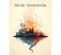 Nature Art Music Manuscript book: 12-Stave Blank Sheet Music Notebook, 110 Pages for Musicians and Composers: Music Manuscript Paper, Blank sheet ... for beginners and experienced musicians
