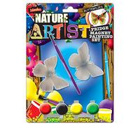 Nature Artist - Butterfly from Deluxebase. Fridge Magnet Painting Set and Colourful Arts and Crafts for Kids, Great for Fluttering Wings Party Favors and Creative Toys.