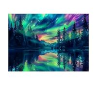 Nature Aurora Lake Jigsaw Puzzle, 1000 Pcs Indoor Adult Game