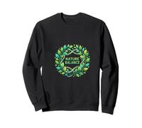 Nature Balance Organic Harmony Plant Leaf Concept Sweatshirt
