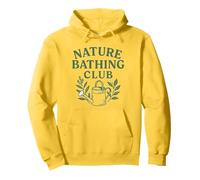 Nature Bathing Club Watering Can Plant Lover Design Pullover Hoodie