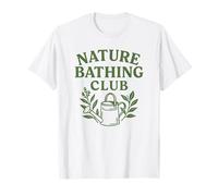Nature Bathing Club Watering Can Plant Lover Design T-Shirt