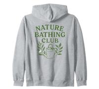 Nature Bathing Club Watering Can Plant Lover Design Zip Hoodie