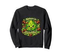 Nature Beautiful Leaf Forest Acorn Mushroom Sweatshirt