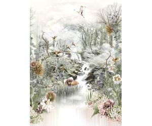 Nature Bedroom Wall mural decor wallpaper 254x184cm Large White Japanese garden