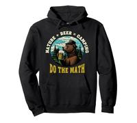 Nature + Beer = Camping, Do The Math Pullover Hoodie