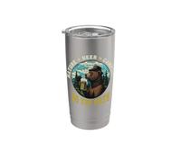 Nature + Beer = Camping, Do The Math Stainless Steel Insulated Tumbler