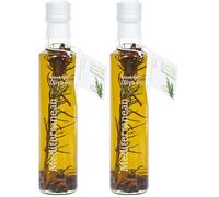 Nature Blessed Gr xtra Virgin Olive Oil with Rosemary 250ml - Flavoured EVOO, Mediterranean Rosemary Infused Olive Oil for Cooking & Marinades (Pack of 2)