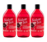 Nature Box Shower Gel With Revitalizing Pomegranate Scent 3 X 385Ml Vegan